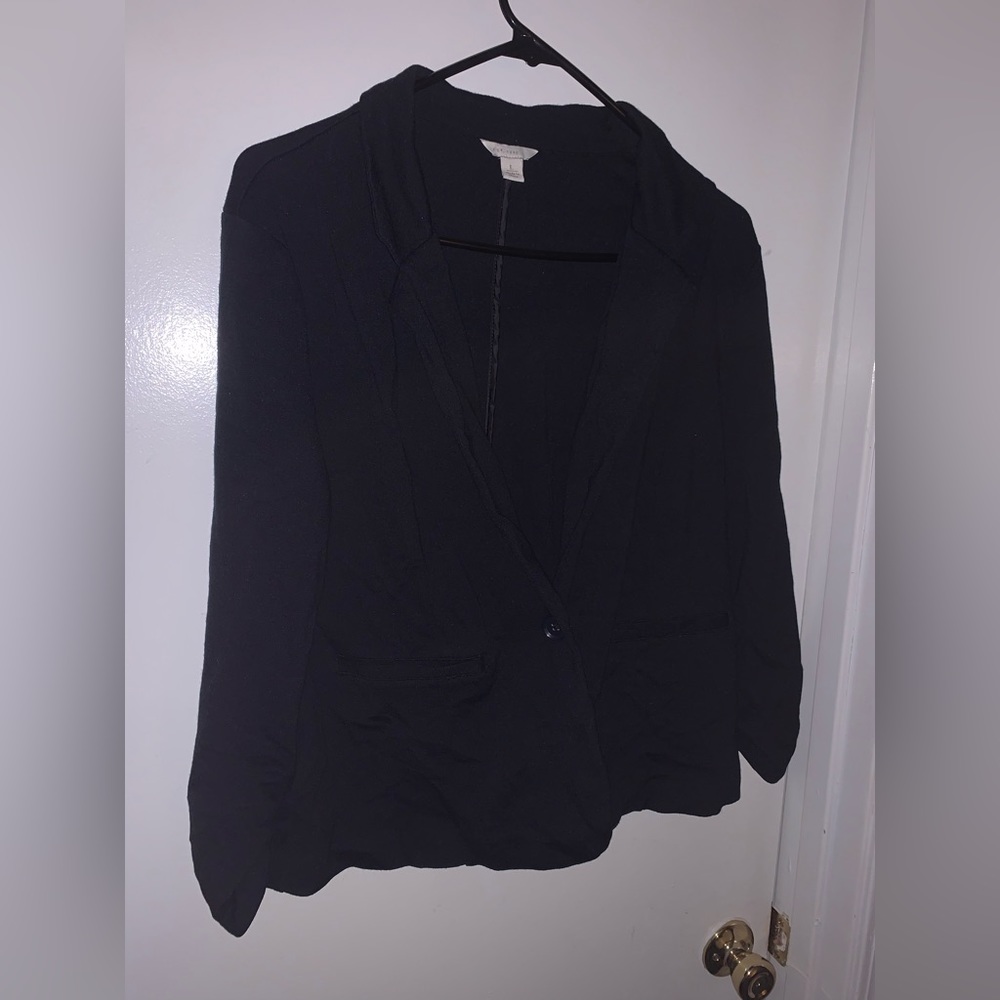 Women’s ruched sleeve blazer stretch size large
